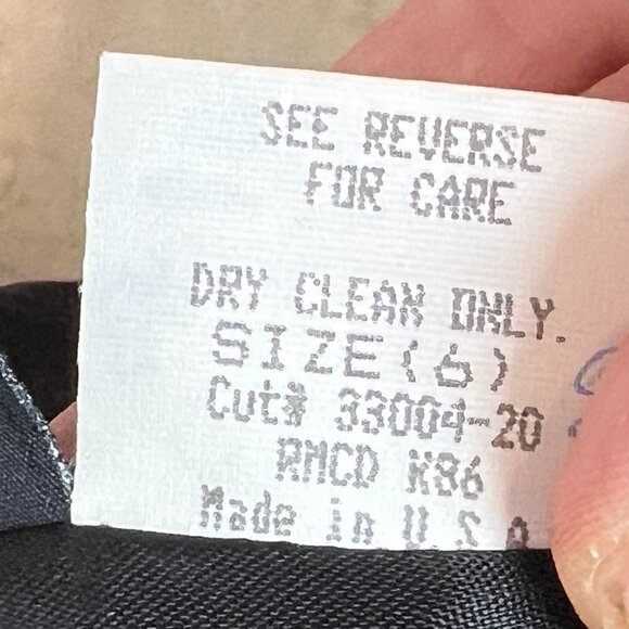 Vintage Black Mini Cocktail Dress Party Small - Picture 8 of 10